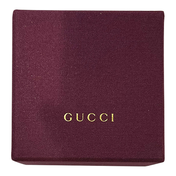 Gucci Brass Tone Crystal & Resin Sylvie Web Cocktail Ring - Picture 5 of 5